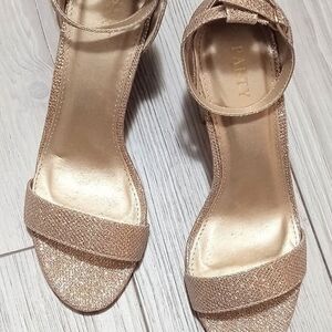 (27-4514) Party Women's Open Toe Heels Sz 6